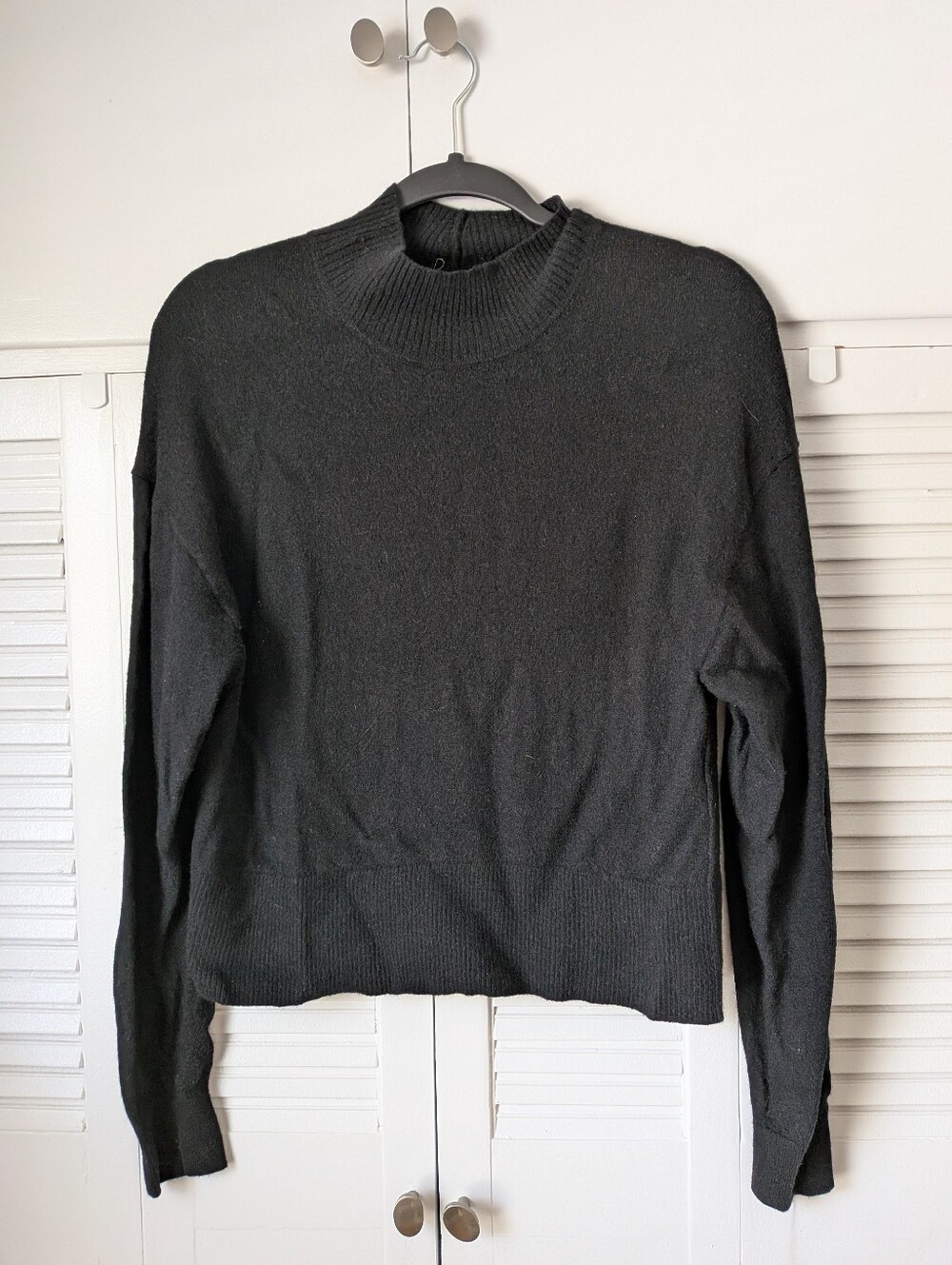 Everlane Black Wool Sweater